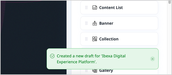 Example of notification bar Screenshot of a notification bar